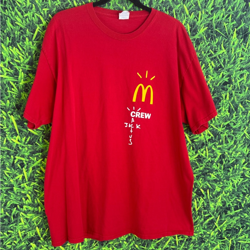 Cactus Jack McDonalds Employee T Shirt Men’s Size XL